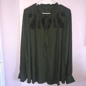 TORRID Peasant Long Sleeve top